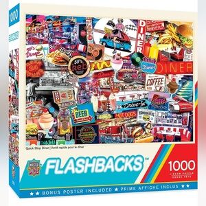 MasterPieces 1000 Piece Jigsaw Puzzle - Quick Stop Diner
